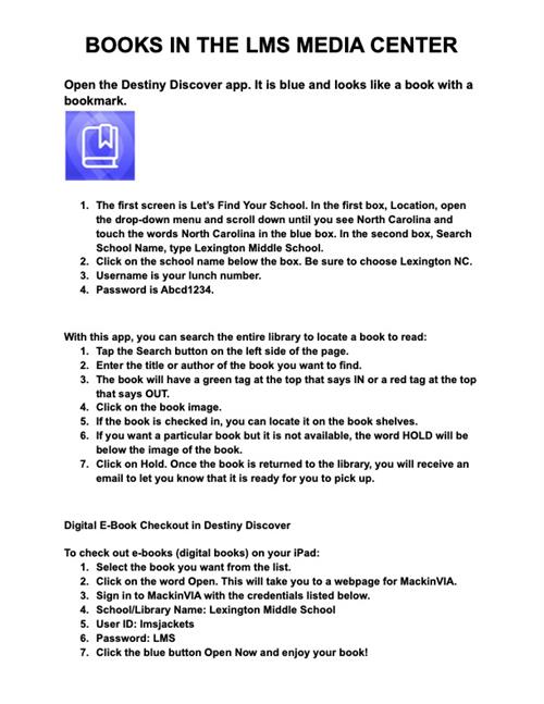 Book Checkout Directions